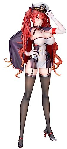 Jiumaocleu Azur Lane Figur USS Honolulu Statue Modell, 26 cm Exquisite Anime Girls Actionfigur Skulptur, Handgemachtes Sammlerstück Desktop Display Spielzeug Geburtstagsgeschenke für Fans