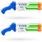 XSHOT Petit Dual Stream Pistolets à Eau par ZURU (Lot de 2)