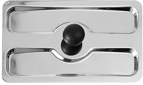 Stainless Steel Bread Machine Upper Cover Silver Protector for Toaster