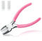 LEONTOOL Flat Nose Pliers for Jewelry Making with 2 Replacement Tips, 5 Inch Soft Jaw Pliers with Consistent Grip, Wire Straightener for Beading, Looping, Gripping, Shaping
