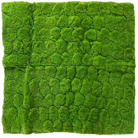 naninoa Künstliches Moos 100 x 100 cm. große Moosmatte Grasmatte zum Basteln Mooswand Moosbild Greenwall GRÜN
