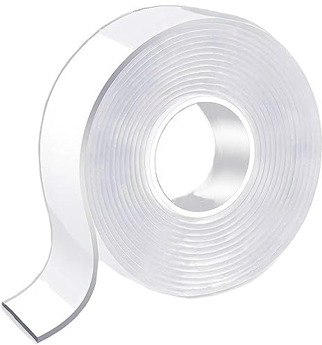 Double sided adhesive tape 3M x 2mm x 3cm, transparent, removable, reusable adhesive (UK-JIAODAI222)