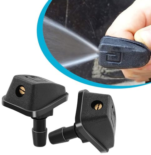 2x Car Windshield Spray Washer Sprayer Wiper Nozzle Jet Sprinkler Universal
