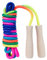 SCBOY Comba de saltar niña (con mango de madera)280CM Ajustable Color Arco Iris Comba niña Cuerda de saltar para niños Adecuada para niños y niñas como Cumpleaños y Día del Niño