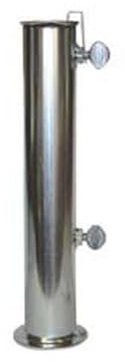 1PEZZO TUBO IN FERRO ZINCATO PER BASE OMBRELLONE - ? mm.55