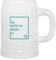 Spreadshirt Personnalisez Votre Chope De Bière Avec Votre Texte Ou Votre Photo Chope En Céramique, taille unique, blanc