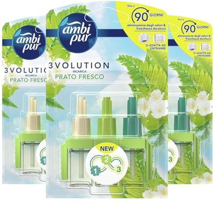 3x Ambi Pur 3Volution Frühlingserwachen Nachfüller Febreze Duftstecker je 20ml