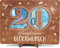 20 Geburtstag - XL Geldgeschenk aus Holz inkl. Ständer | Geschenk 20. Geburtstag - 20 Geburtstag Frauen, 20 Geburtstag Männer, 20 Geburtstag, 20. Geburtstag Frauen, 20 Geburtstag Deko
