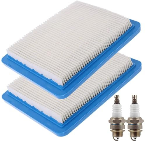 ZAMDOE 491588 Candela filtro aria per Briggs & Stratton 399959 491588S Parti di ricambio per tosaerba per 625 650 675 motori Quantum per Toro 20332, per Craftsman 3364 per Wolf 2058411