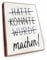 Magnet aus Buchenholz Kühlschrankmagnete mit Sprüchen (Hätte würde könnte Machen!)