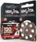120 Hearing Aid Batteries Size 312 Udivita (PR41) Brown Zinc-Air with Phono Pulse Technology - 15 Blisters of 8 Batteries
