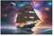 Star Sailing Boat Jigsaw Puzzles for Kids 1000 Pieces 3d Star Sailing Boat Wooden Puzzle Decompression Game for Adults Women Kids Girl Family Gathering Educational Game Toys （75×50cm）