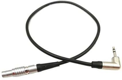 Timecode-Kabel Tentakel 3,5 auf rechtwinklig, drehbar, 5-polig, für AR~I AL~XA m~ni, m~ni LF, XT 664688633 (Eingang) (gerader Stecker), 10 cm