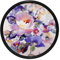 LVTISEE Küchenschrankknöpfe, Aquarell-Blumen, runde Schubladengriffe mit Schrauben, Schubladengriffe, Türbeschläge für Kommoden, Schränke, 4 Stück