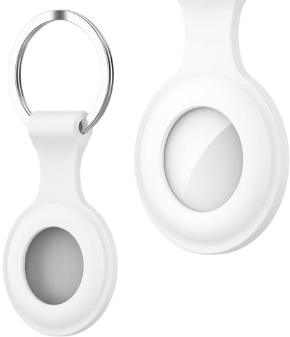 ReFind AirTag Holder and Keyring. Scratch Resistant Apple AirTag Case for Keys, Pets, and Luggage (No Tracker)