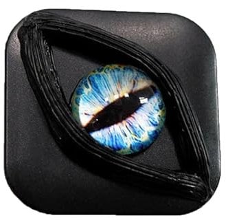 Contact Lens Cases,Contact Lens Container Box,Portable Travel Contact Lens Case,Eyes Personality Box,Eyes Storage Box,Travel Portable Lens Box,with Mirror, Tweezers & Suction Stick (Blue)
