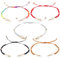 PH PandaHall 5 Couleurs Nylon Tressé Cordon Bracelet Fil Réglable pour Bracelets Fabrication de Bijoux Bracelet Tressé à la Main Cordon avec Perles de Perles pour DIY