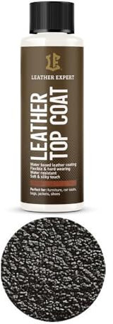 Farbfixierend Leder Finish Glänzend 250ml - Lederfinish für Handwerker - Leather Top Coat für alle Arten Glattleder – Klarlack schützt vor Feuchtigkeit und Beschädigungen