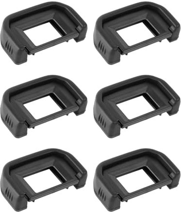 6 pezzi protezione obiettivo fotocamera in gomma oculare per Canon EF Eyecup sostituzione protettore mirino per EOS 300D 350D 400D 450D 500D 550D 600D 1000D 1100D 700D 100D Rebel XT XSi T2i T3