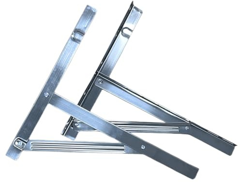 Kit de montage pour climatiseur de fenêtre, support de montage mural, support stable en acier inoxydable pour balcon, terrasse, extérieur
