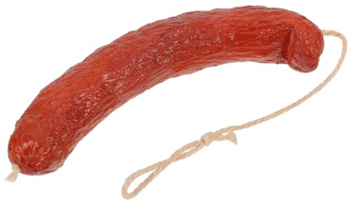 BESPORTBLE Künstliche Wurst Lebensmittelattrappe, Realistisches Wurstmodell Kunstwurst, Fleischimitat Deko Requisite für Food Styling, Restaurant, Küche, Fotografie und Schaufensterdeko