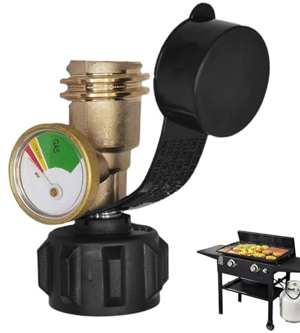 Nevalerra Tank Level Indicator - Magnetic Gas Level Sensor with Precise Display, Robust Design and Easy Assembly | Reusable Filling Gauge for Grill BBQ Camping Heater