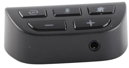 Xiuganpo Headset-Adapter für eine Kommunikation. Klarerer Stereo-Kopfhörer-Adapter für eine Person mit Tastenerkennungsmodus für Einfache Steuerung