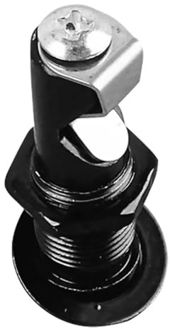 Gitarren Tremoloarm Sockel Schwarz Gaq69 aus Metall | Vorgebohrt und Geschlitzt, Präzise Geformt, Schneller Aufbau, Vintage Look für Performance und Selbstgemacht Zufällige Farbe