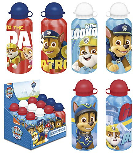 1 Gourde aluminium 500 ml de Paw Patrol Pat Patrouille