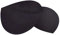 Double Scoop Women's Push up Bra Pads Insert - Breast Enhancer C Cup Black Licorice (Black)