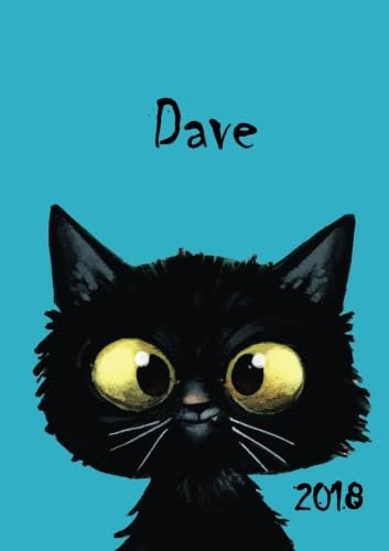 2018: Zebra-Namens-Kalender 2018 -Dave - DIN A5 - eine Woche pro Doppelseite