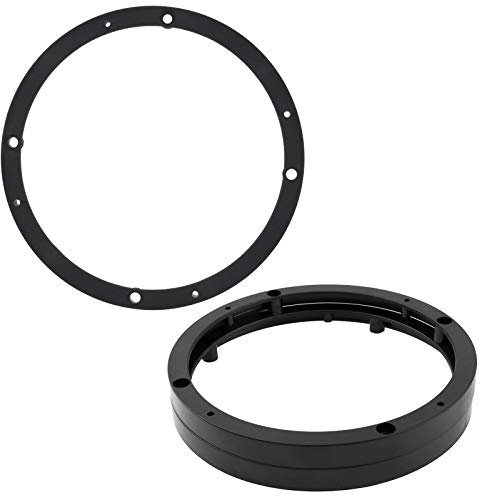 [1 Paar = 2 Stück] Universal - Lautsprecherringe für 165mm Lautsprecher | Stärke: 12 mm | Distanzringe beliebig übereinander stapelbar