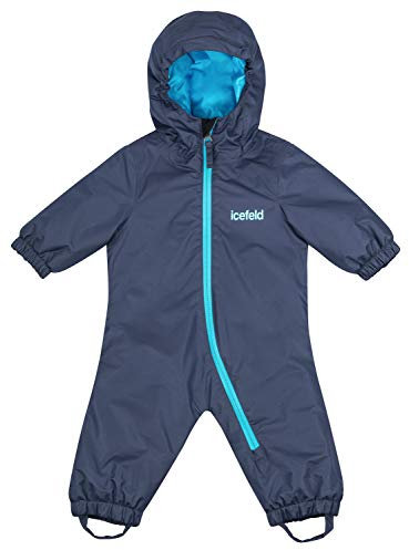 icefeld Schneeoverall/Skianzug für Babys und Kleinkinder (Jungen und Mädchen), marineblau in Größe 62/68