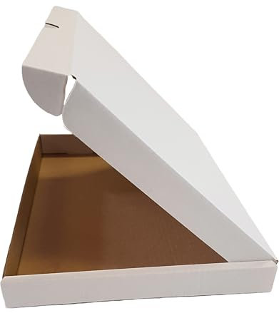 iDEALS UK PACKAGING LTD 50 x White C5 A5 Postal Pip Boxes - Large Letter Boxes, Generic Shipping Boxes - Pack of 50