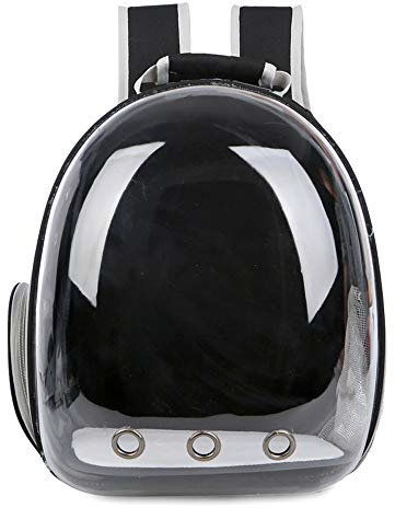 Gaorui Sac à Dos de Voyage Portable Transparent pour Chat Chiot et Chiot Sac à Dos étanche Capsule Sac à Dos approuvé par la Ligne aérienne