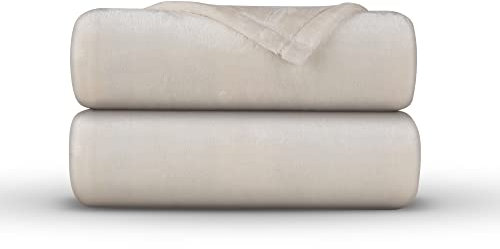 Bestlivings Kuscheldecke Mirabella - hochwertige Flauschige Decke, Cashmere Touch, 220 x 240 cm - Creme