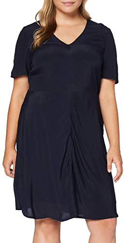 ESPRIT Damen Kleid 050ee1e329, 400/Navy, 38