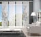 Vision S 4er-Set Flächenvorhänge MARMOSA, halbtransparent, Höhe 260 cm, grau