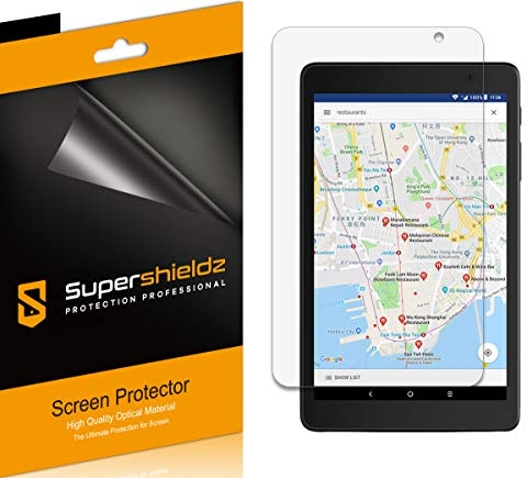 Supershieldz - Protector de pantalla para tablet Gateway de 8 pulgadas, protector transparente de alta definición (PET)