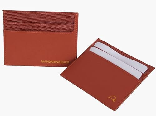 Mandarina Duck Visitenkartenetui, Kreditkartenetui, Orange, Work Bag, Cardholder