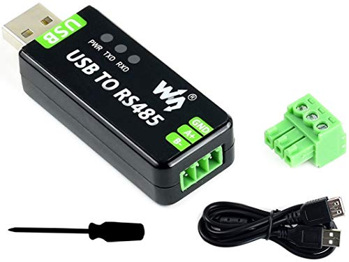 Convertitore USB a RS485 Adattatore Industriale con Chip Originale FT232RL e SP485EEN, Circuiti di Protezione Integrati, Supporta Windows 11/10/8/7/XP, Linux, Mac, Android, WinCE Sistema