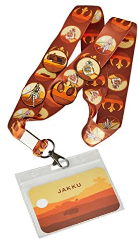 Star Wars Lands Jakku Schlüsselband mit Kartenhalter und 4 Pins