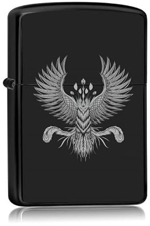 Feuerzeug Schwarz - Adler