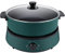 1350W Electric Hot Pot Cooker, 4L Shabu Hot Pot, Separate Design Multifunctional Electric BBQ Grill Pot, Multi-Power Control for 1-5 People Party, Family and Friend Gathering-Green