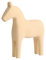 CLISPEED Mini Holzpferd Figur Holzskulptur Ornamente, Baumstamm Deko Objekt Tierfiguren Holz Statue Pferdchen Skulptur Holzpuppen Wohnzimmer Bookshelf Decoration