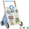 Haus Projekt Dinosaurier Laufwagen, Activity Lauflernwagen Holz, Lauflernhilfe für Babys, Baby Holzspielzeug, Geschenk zum ersten Geburtstag Jungen, Spielzeug für 1 Jährige, Ostergeschenk