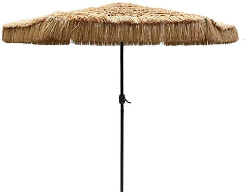Garten-Sonnenschirme für den Außenbereich, 2,7 m, tropischer Strand-Sonnenschirm aus Stroh, wasserdichter Sonnenschutz für den Garten, Pool, Terrasse, Sonnenschirme good
