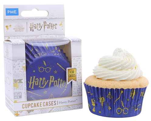 PME Harry Potter Cápsulas para Cupcakes Forradas de Aluminio, Set de 30, Mundo Mágico