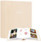 Album photo pour appareil photo Fujifilm Instax Wide 300, couverture en lin, 120 pochettes avec espace d'écriture pour appareil photo instantané Polaroid Now OneStep2 OneStep+ Appareil photo imprimé