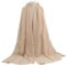 PTJJXA Chiffon Schal Damen, Seidenweiche Chiffon Hijab, Schultertuch Damen Groß Festlich, Stola für Abendkleid, Dünner Schal, Seidenschal Damen,Schal Einfarbig, Halstuch Tuch aus Chiffon (Sekt)